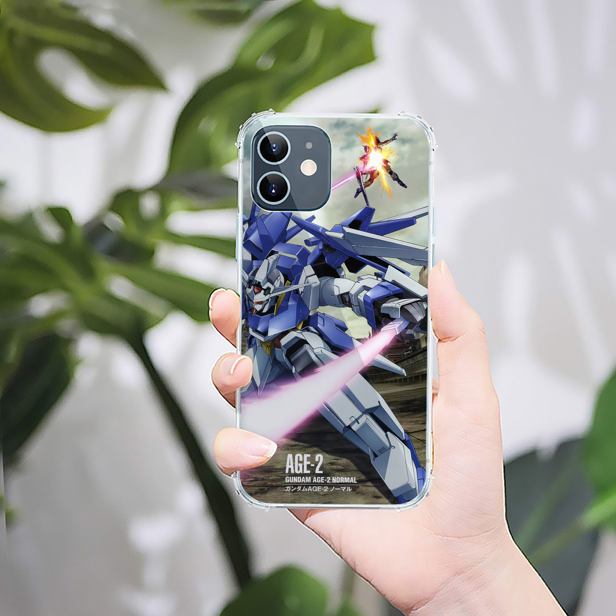（画像用） 機動戦士ガンダム Mobile Suit Gundam 【iPhone 12シリーズ対応】透明スマホケース（クリアソフトケース）